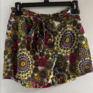 Vibrant Multicolor Women's Shorts